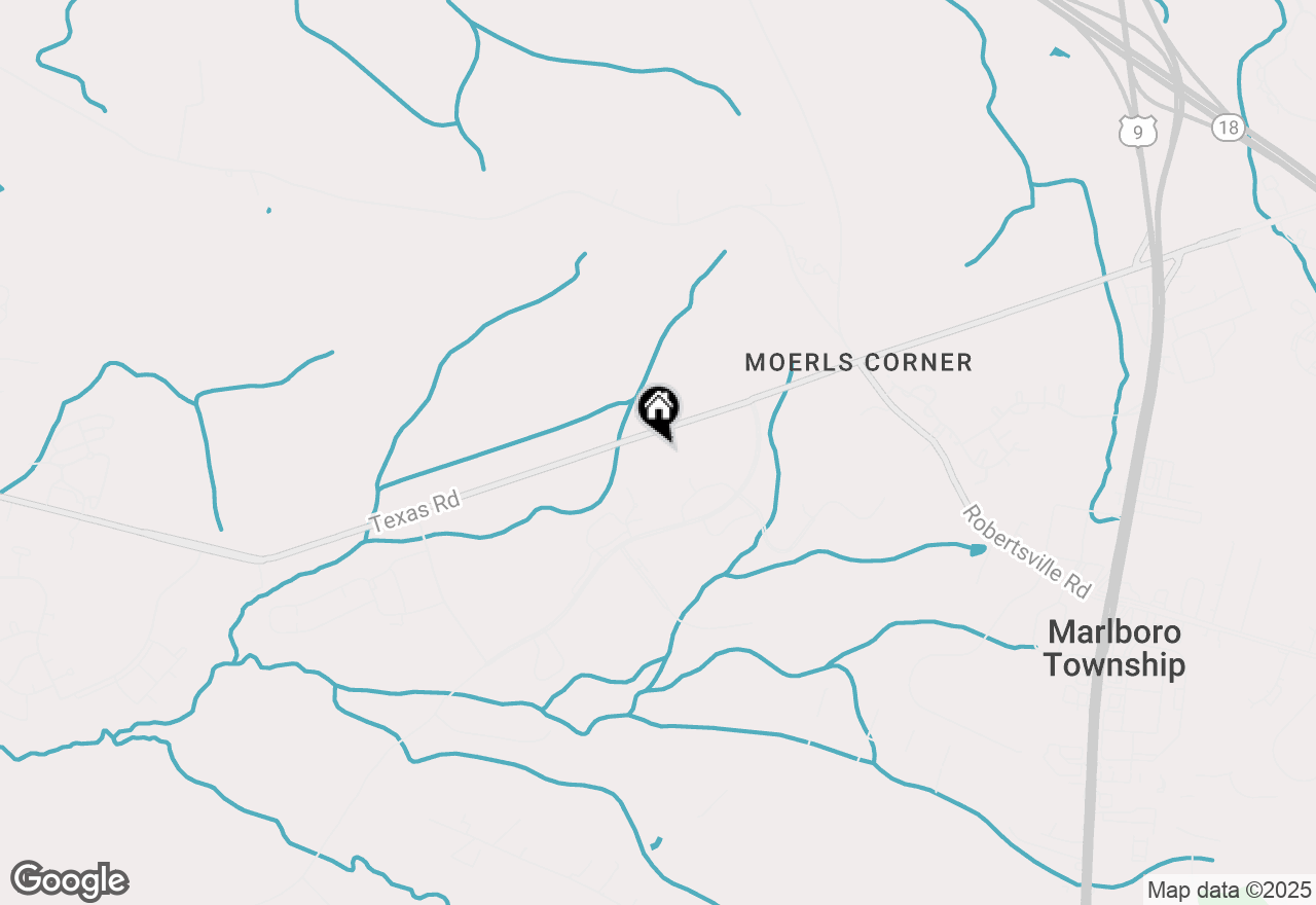 Map of 518 Texas Road, Old Bridge, NJ 08857