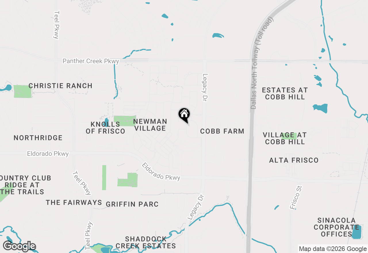 Map of 12425 Farmstead Drive, Frisco, TX 75033