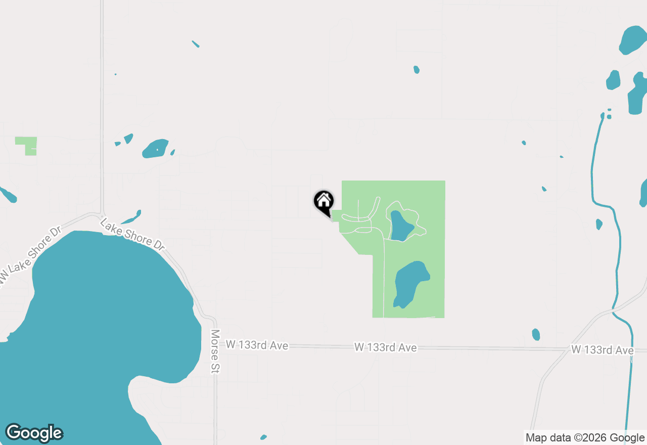 Map of 6407 W 128th Lane, Cedar Lake, IN 46303