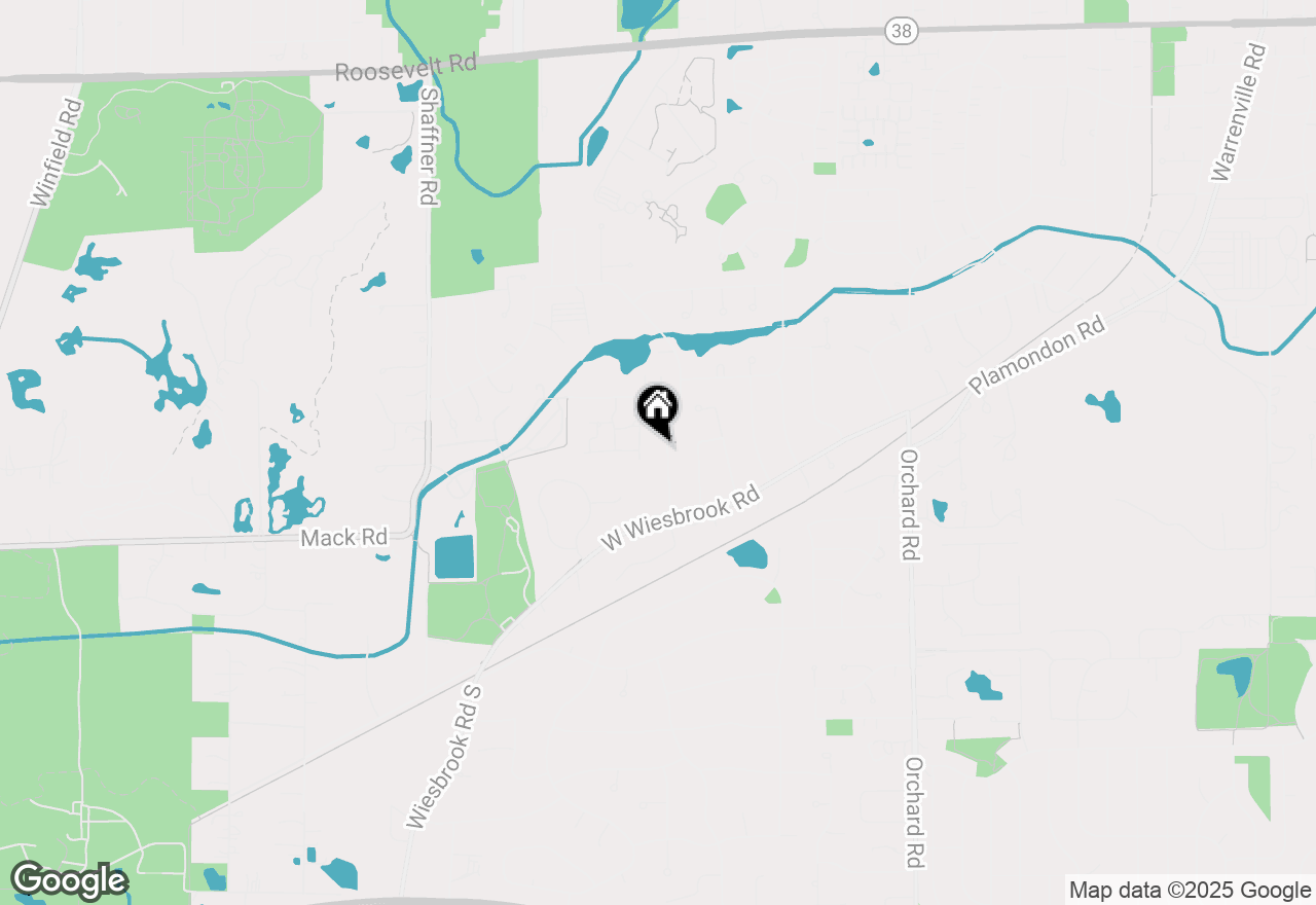 Map of 1612 Stonebridge Trail, Wheaton, IL 60189