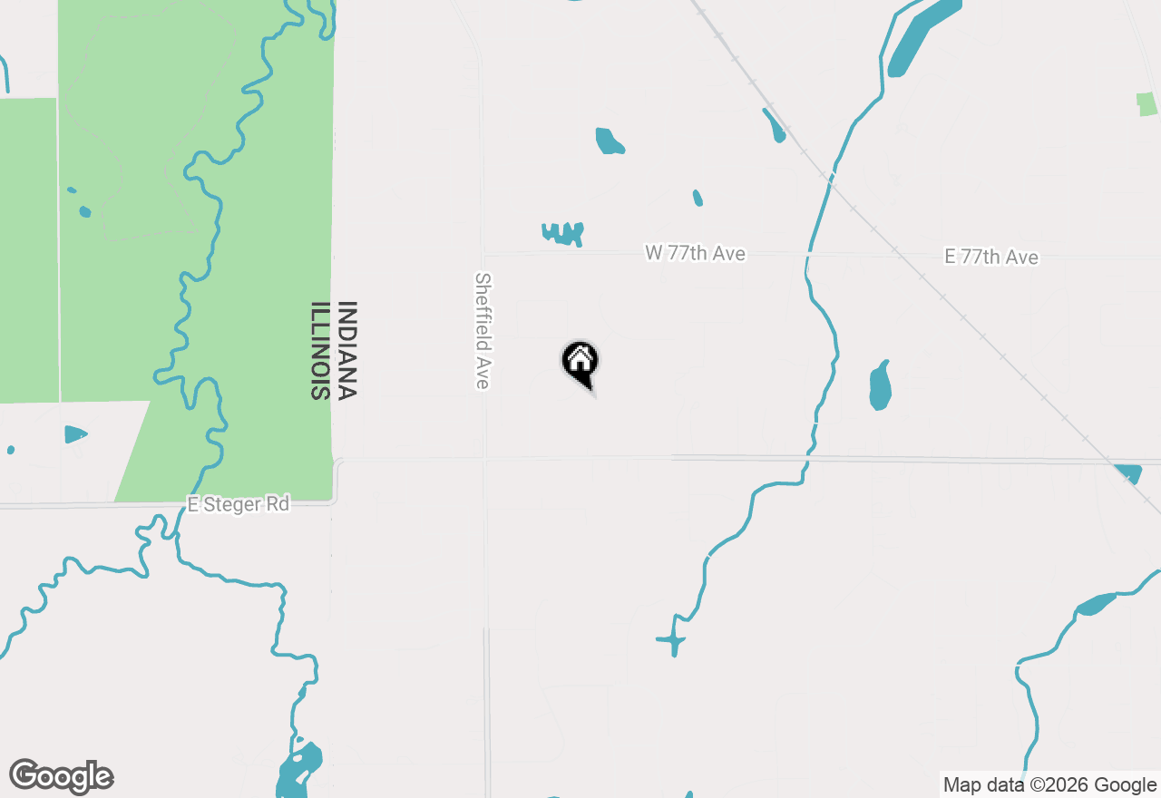 Map of 3153 Hoffman Court, Dyer, IN 46311