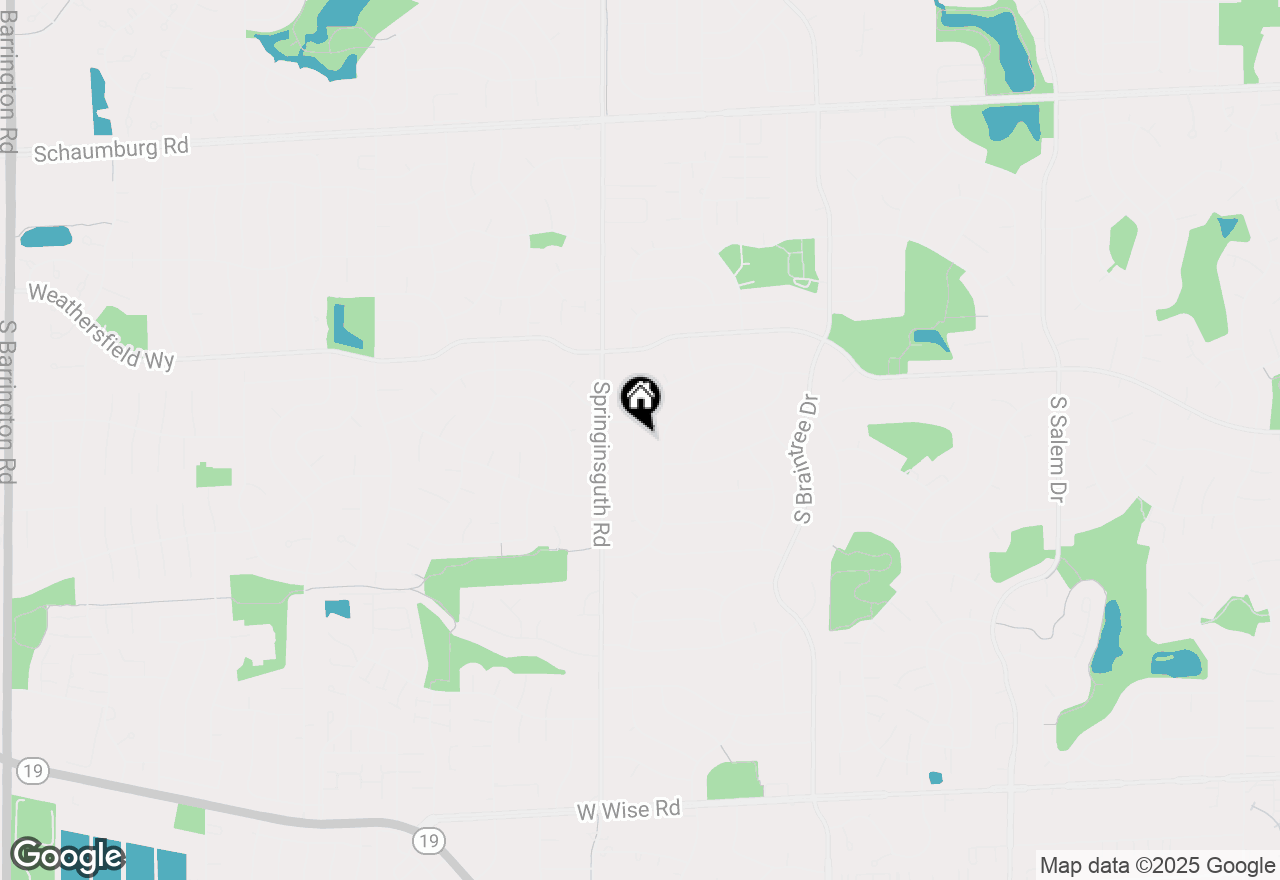 Map of 521 Auburn Lane, Schaumburg, IL 60193