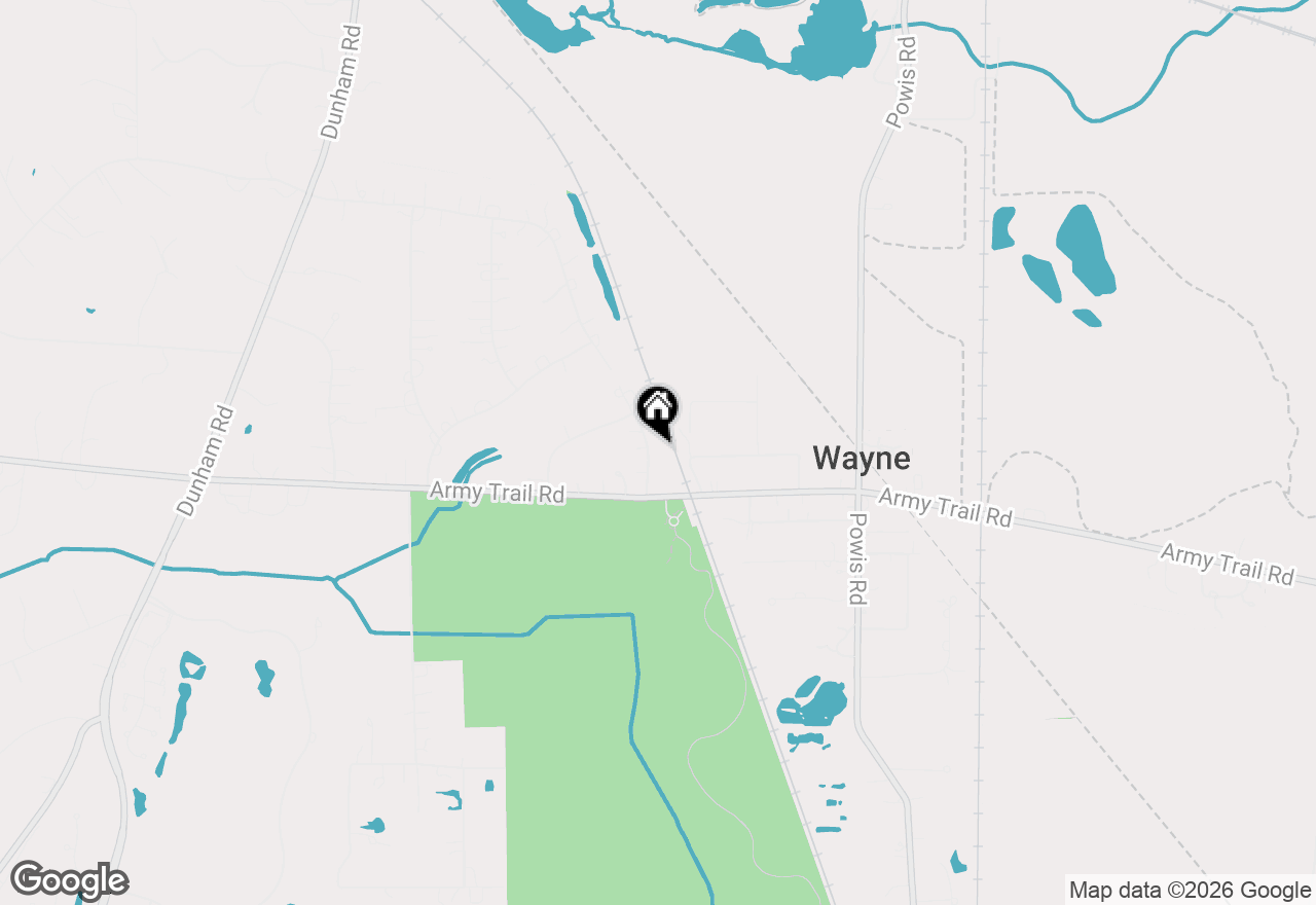 Map of 5N471 Billy Burns Road, Wayne, IL 60184