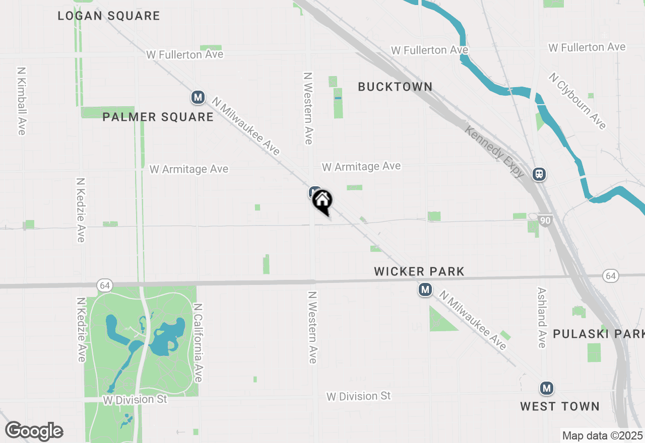 Map of 2342 W Bloomingdale Avenue #408, Chicago, IL 60647