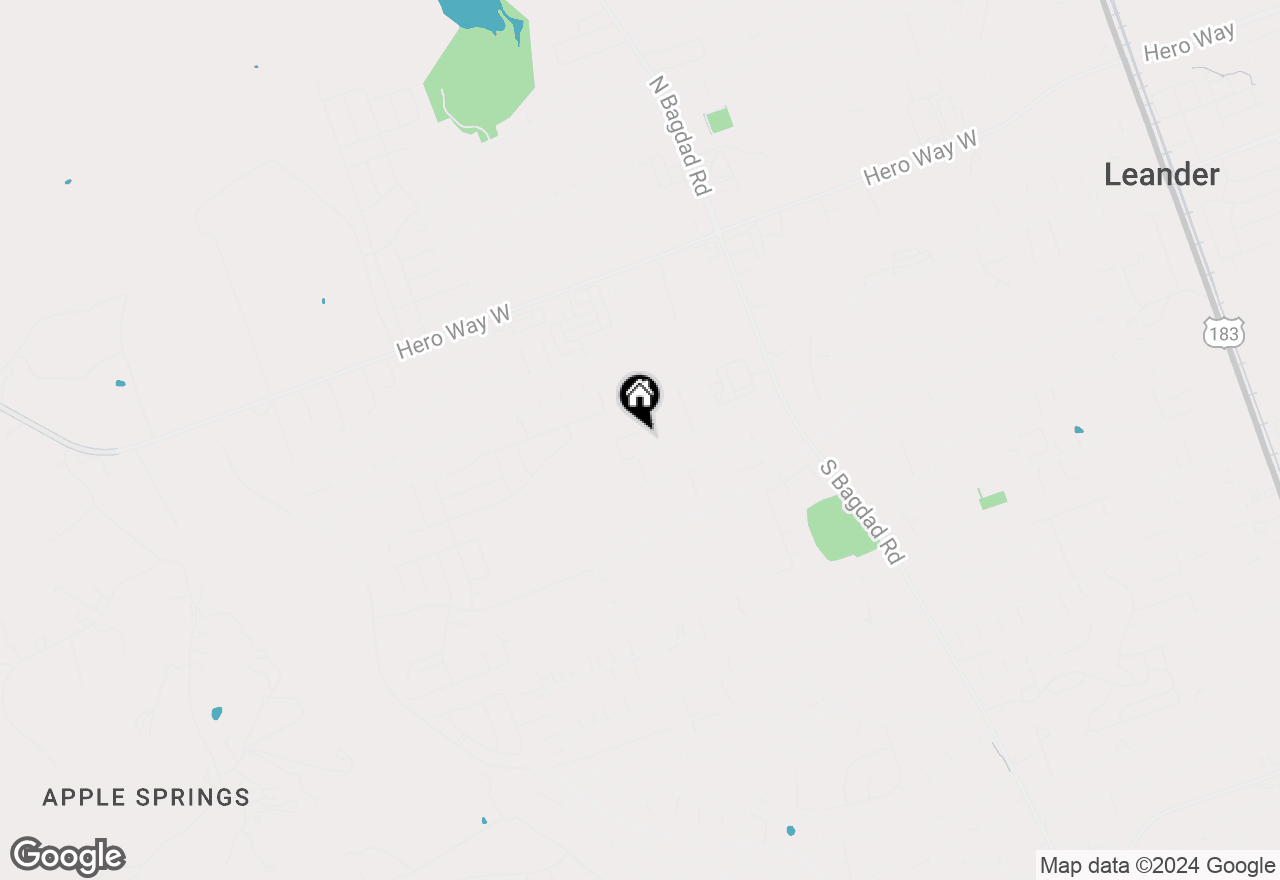 Map of 1632 Pinot Noir St, Leander, TX 78641