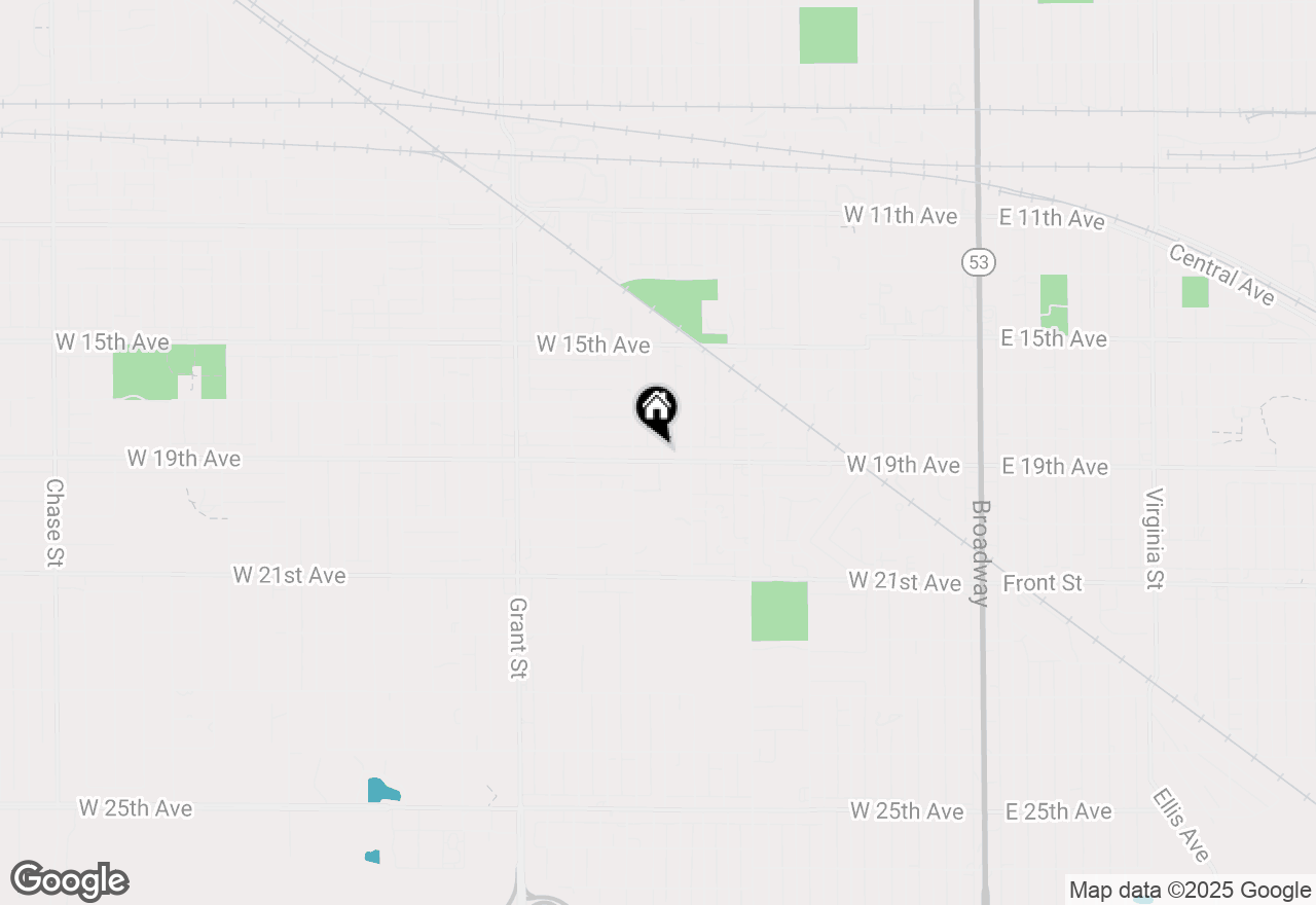 Map of 1100 W 19th Avenue, Gary, IN 46407