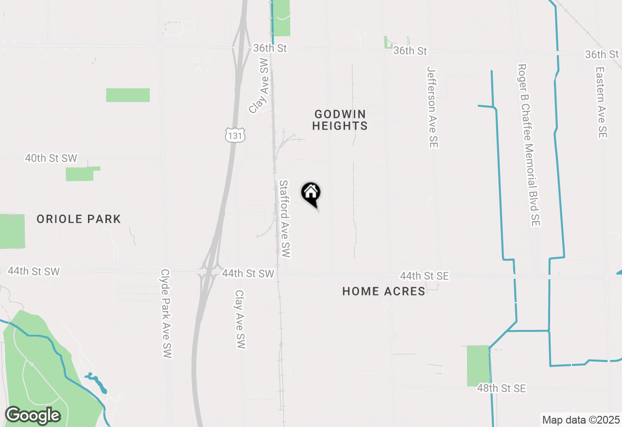 Map of 245 Thurston Street Sw, Wyoming, MI 49548