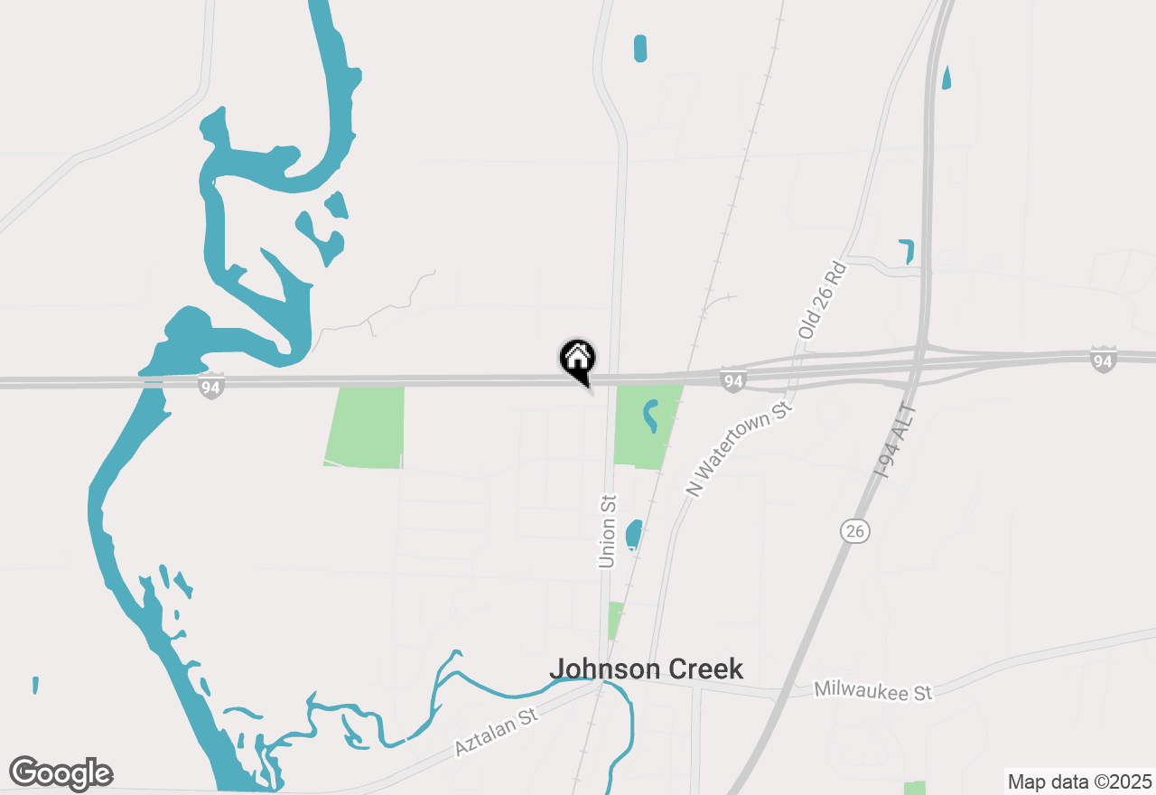 Map of 201 Cedar St, Johnson Creek, WI 53038