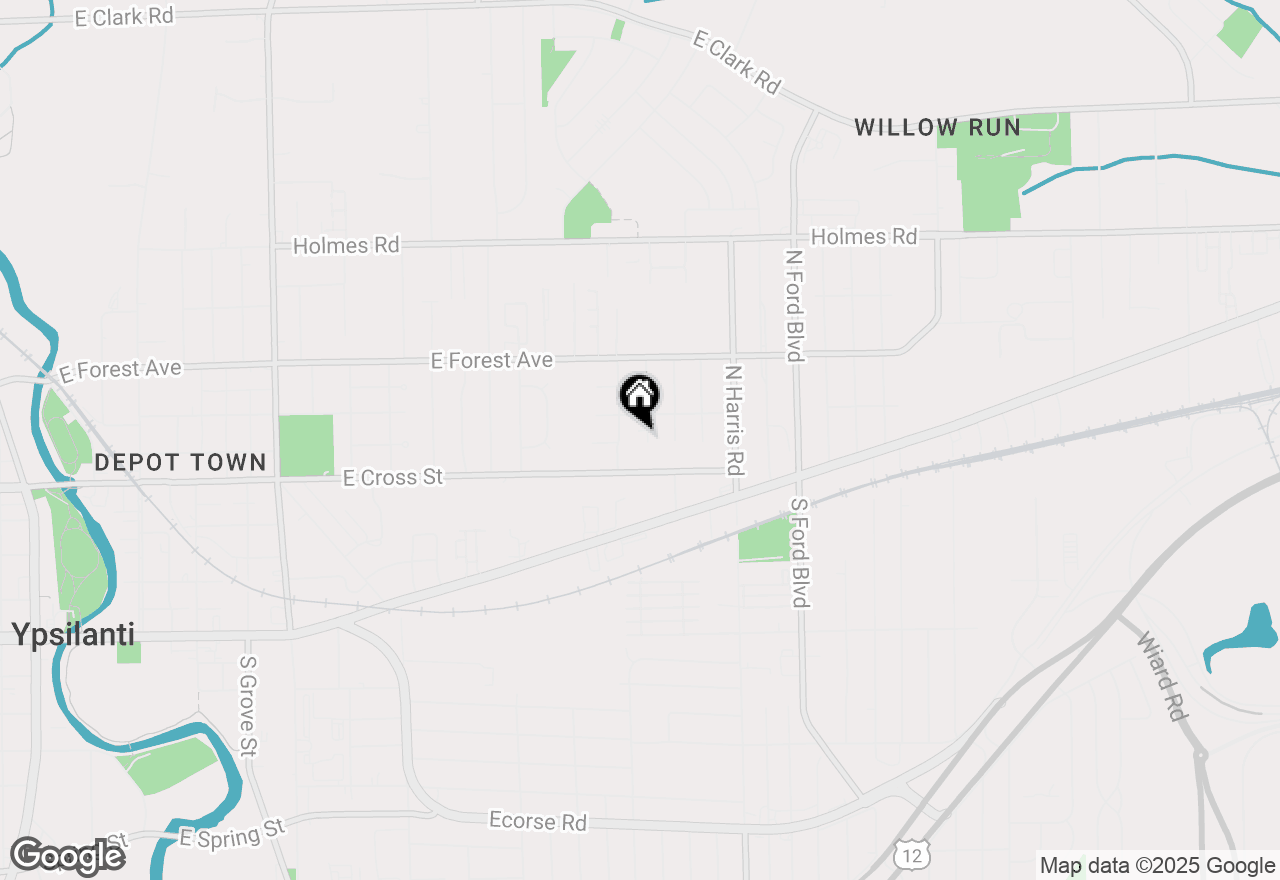 Map of 507 N Ivanhoe Avenue, Ypsilanti, MI 48198