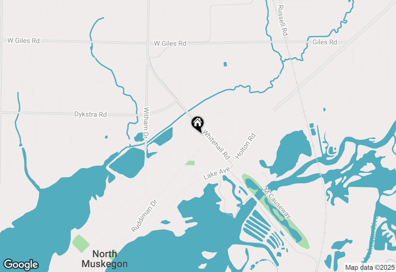 Map of 613 Oscar Street, Muskegon, MI 49445