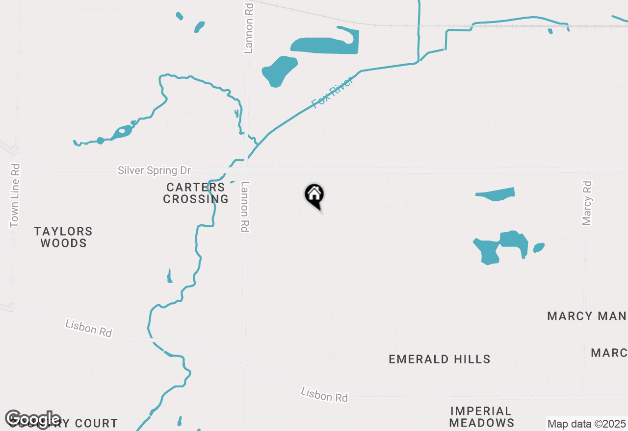 Map of W198N5408 Boxwood Blvd, Menomonee Falls, WI 53051
