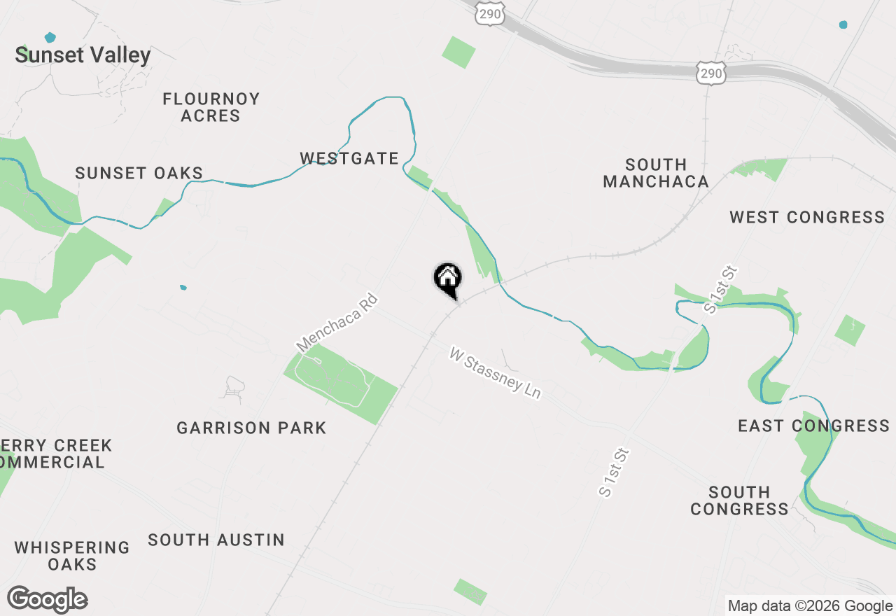 Map of 5303 Saint Georges Grn #C, Austin, TX 78745