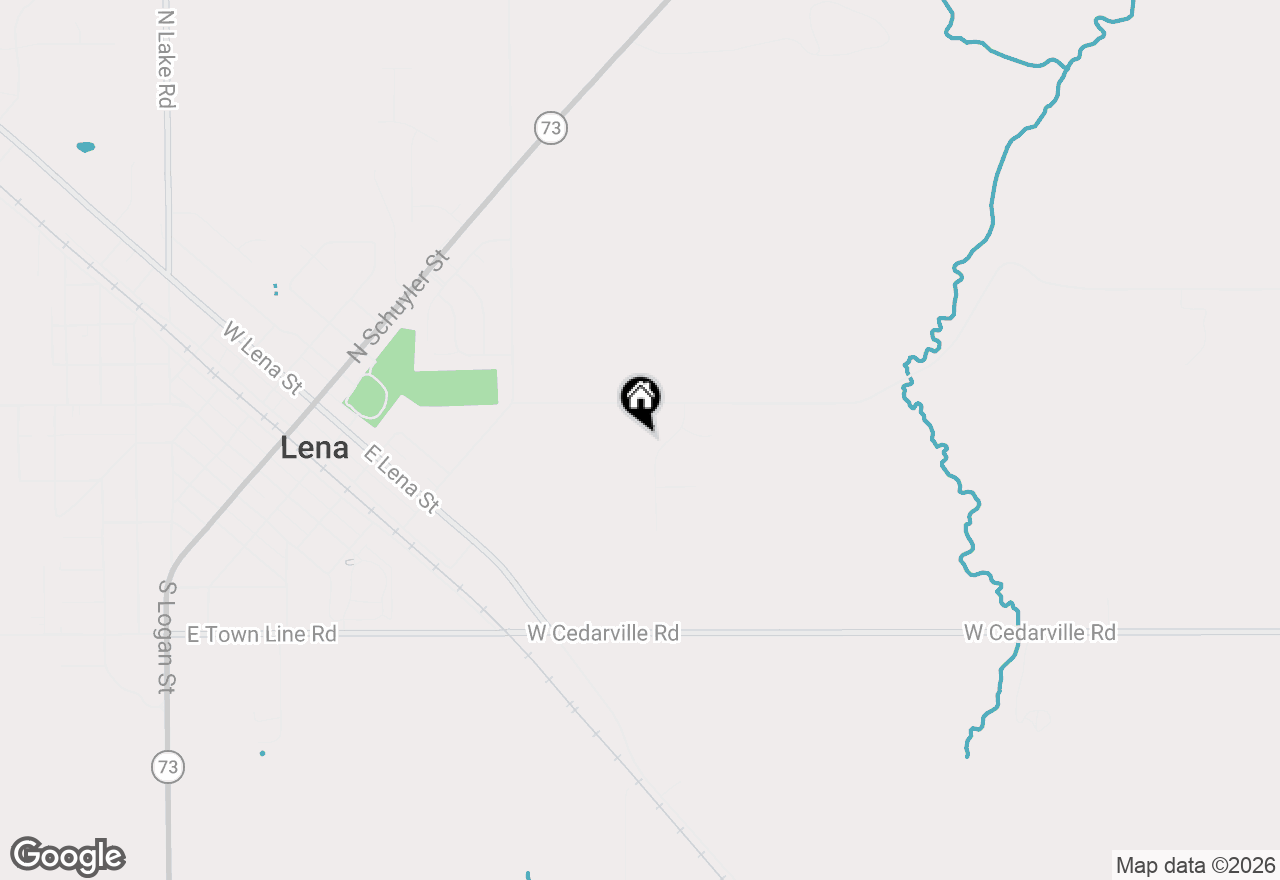 Map of 5412 N Timber Ridge Road, Lena, IL 61048