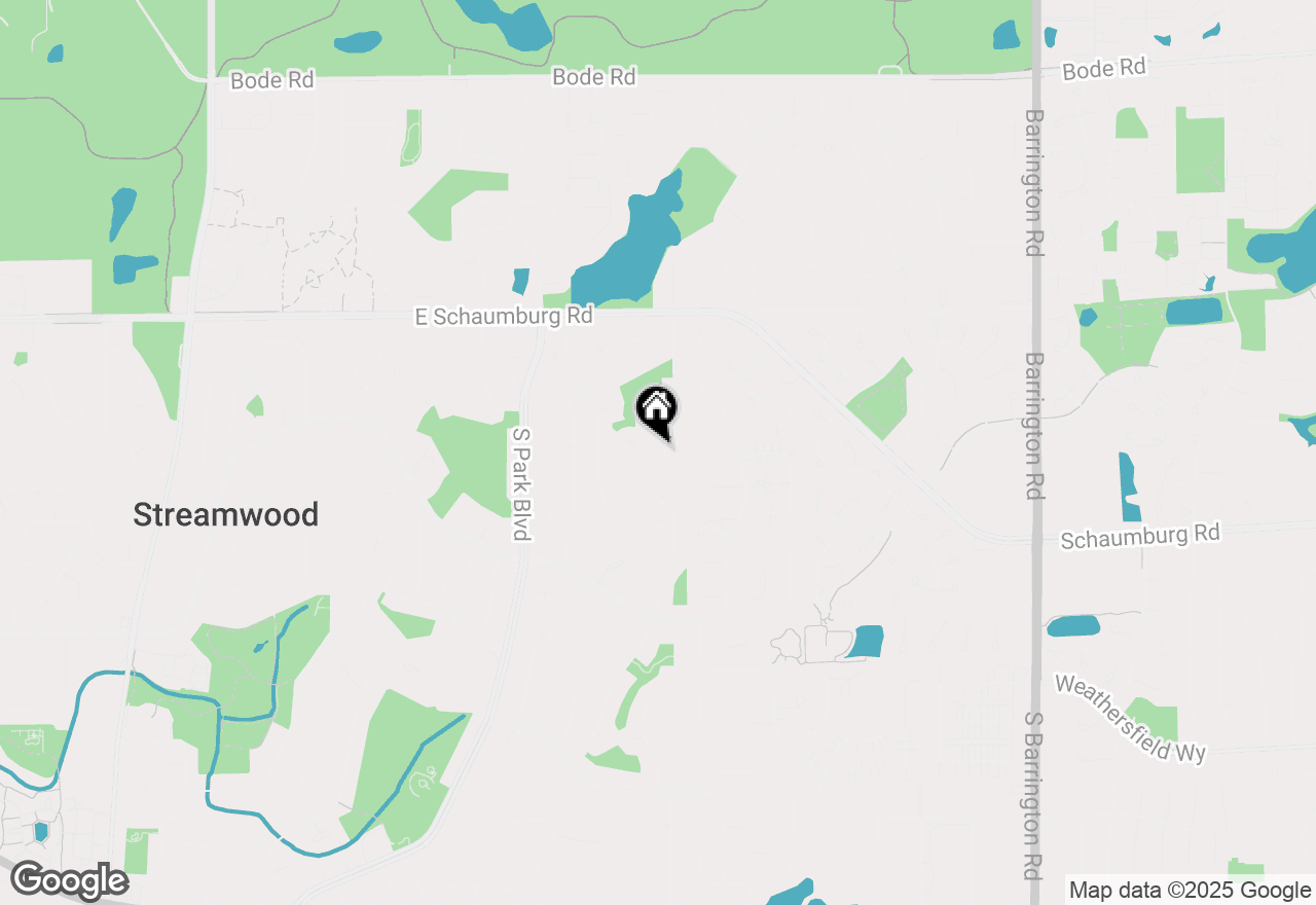 Map of 206 Ridge Circle, Streamwood, IL 60107