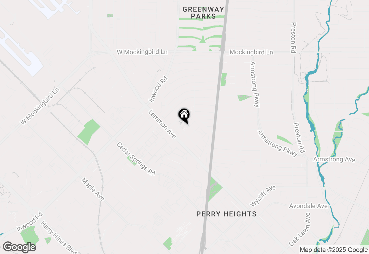 Map of 3650 Teal, Dallas, TX 75209