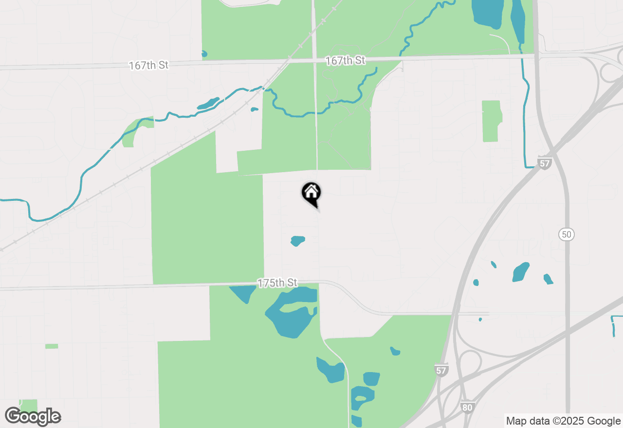 Map of 17220 Central Avenue, Tinley Park, IL 60477