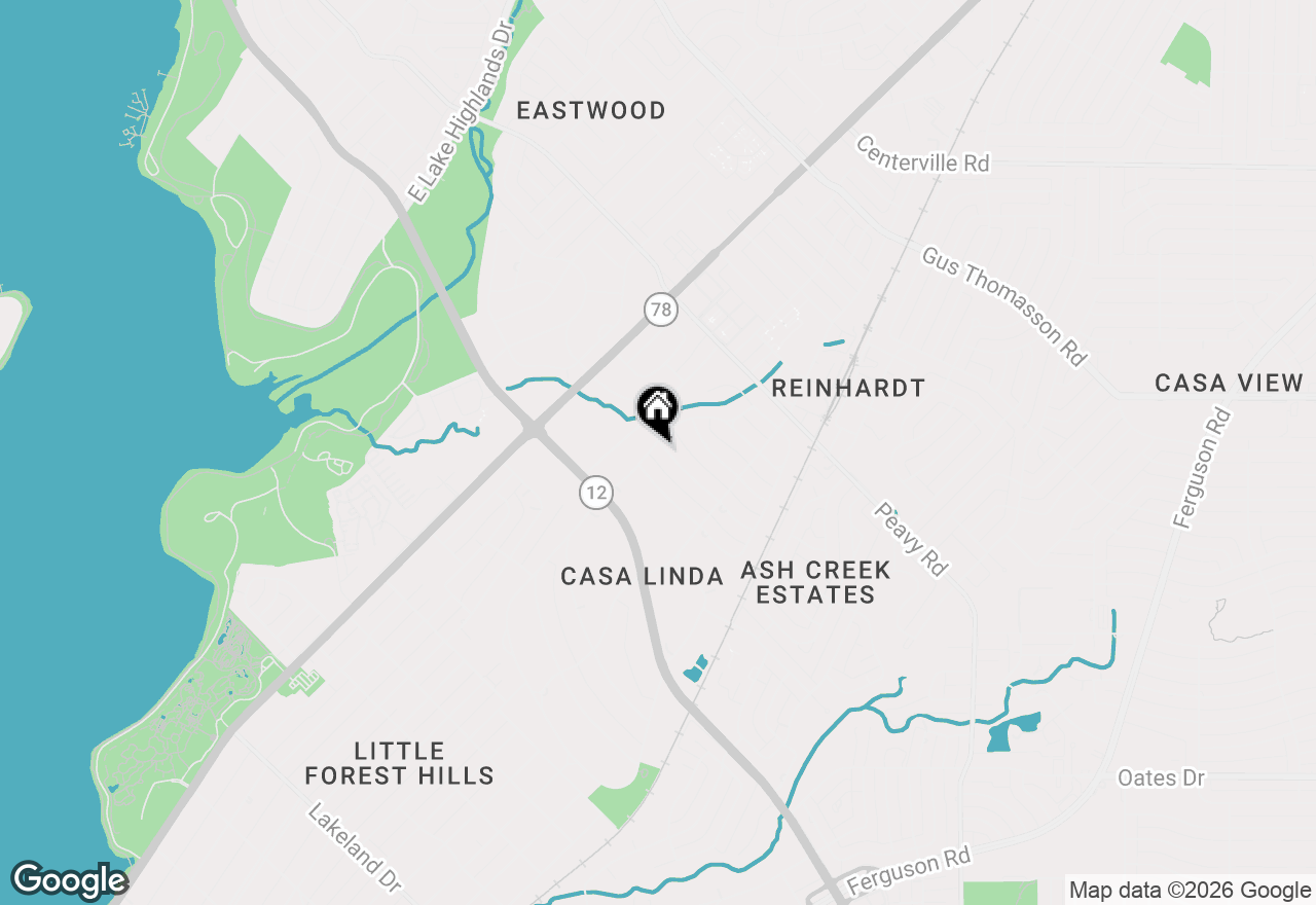 Map of 1403 Tranquilla Drive, Dallas, TX 75218