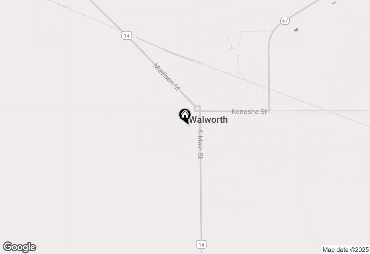 Map of 147 Fremont St, Walworth, WI 53184
