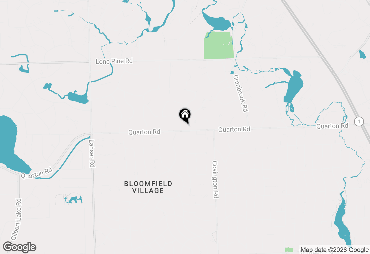 Map of 20 Martell Drive, Bloomfield Hills, MI 48304