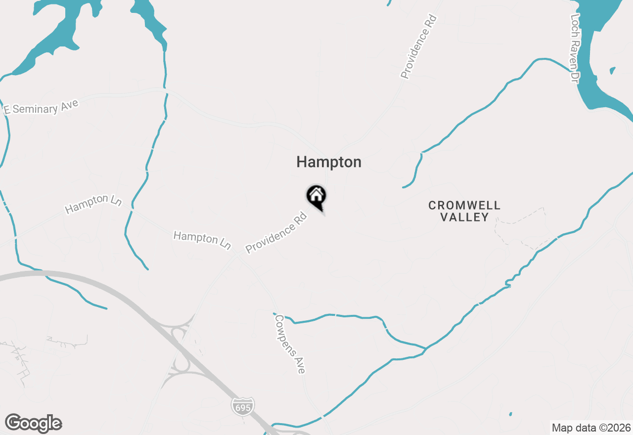 Map of 1005 Hart Road, Baltimore, MD 21286