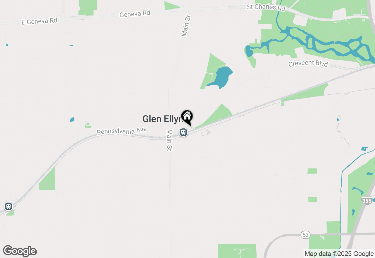 Map of 570 Crescent Boulevard #205, Glen Ellyn, IL 60137