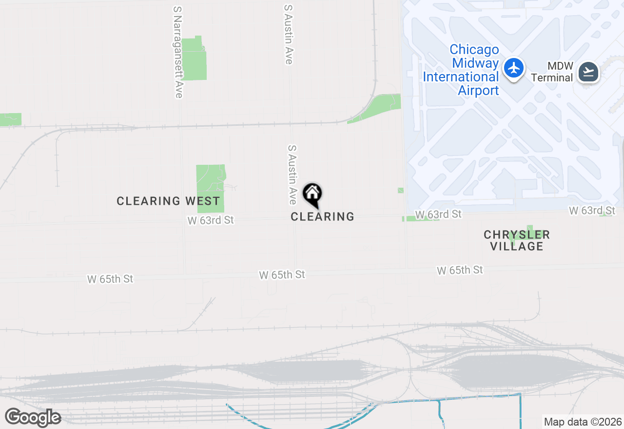 Map of 6255 S Mason Street #1C, Chicago, IL 60638