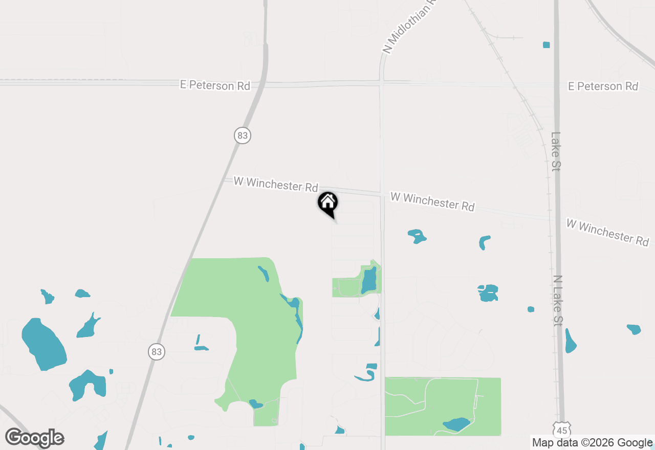 Map of 2024 Harrison Avenue, Mundelein, IL 60060