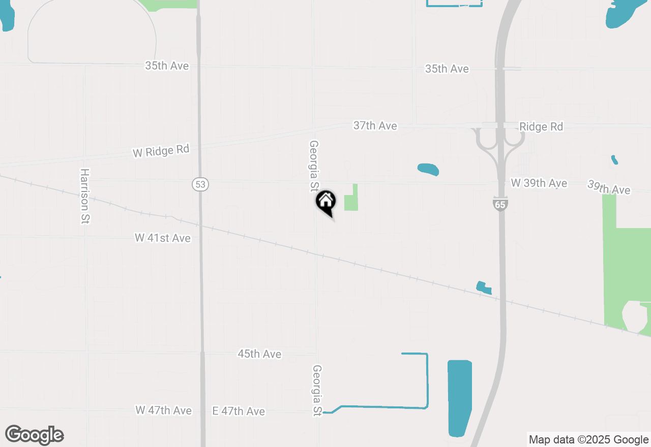 Map of 4038 Rhode Island Street, Gary, IN 46409