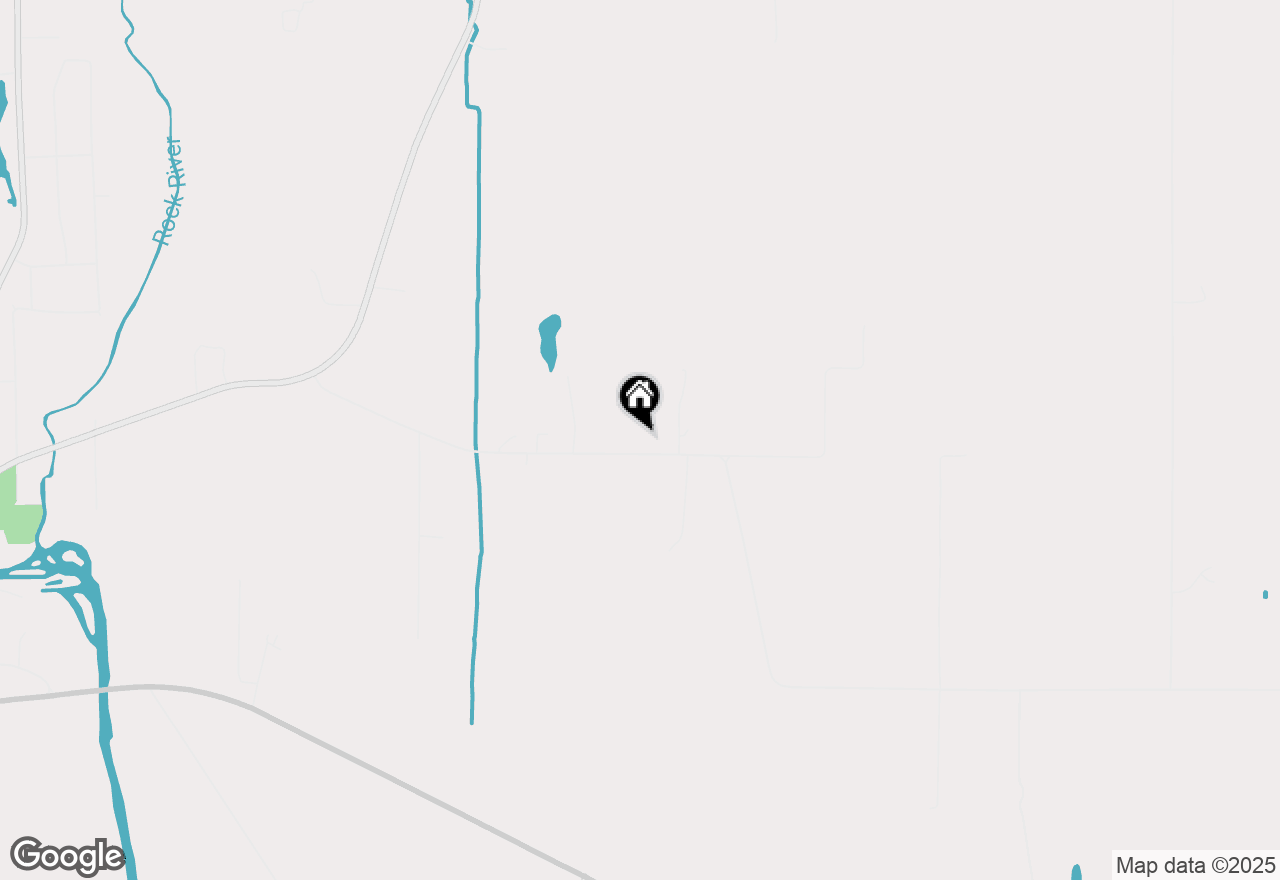 Map of W3598 Oaklawn Rd, Iron Ridge, WI 53035