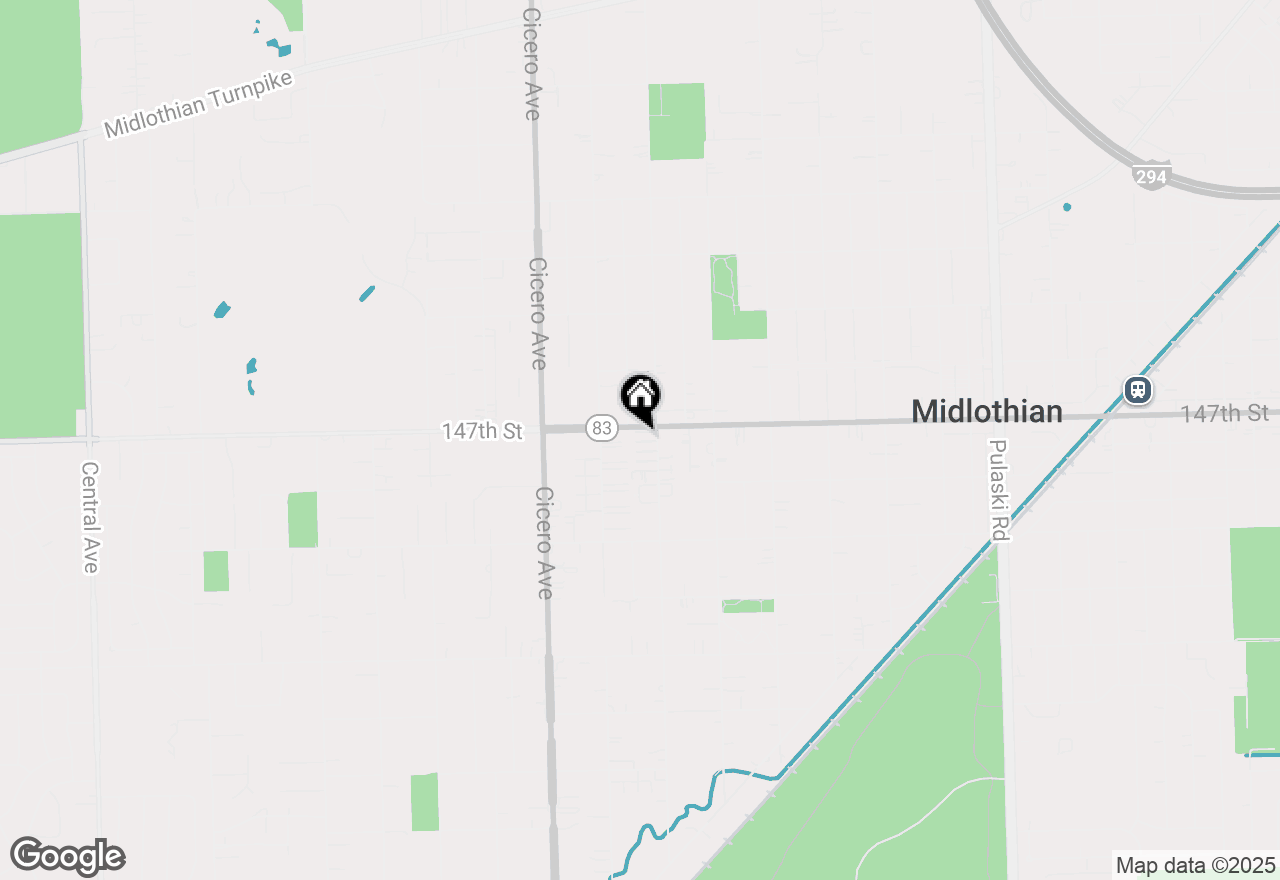 Map of 14710 Kenton Avenue, Midlothian, IL 60445