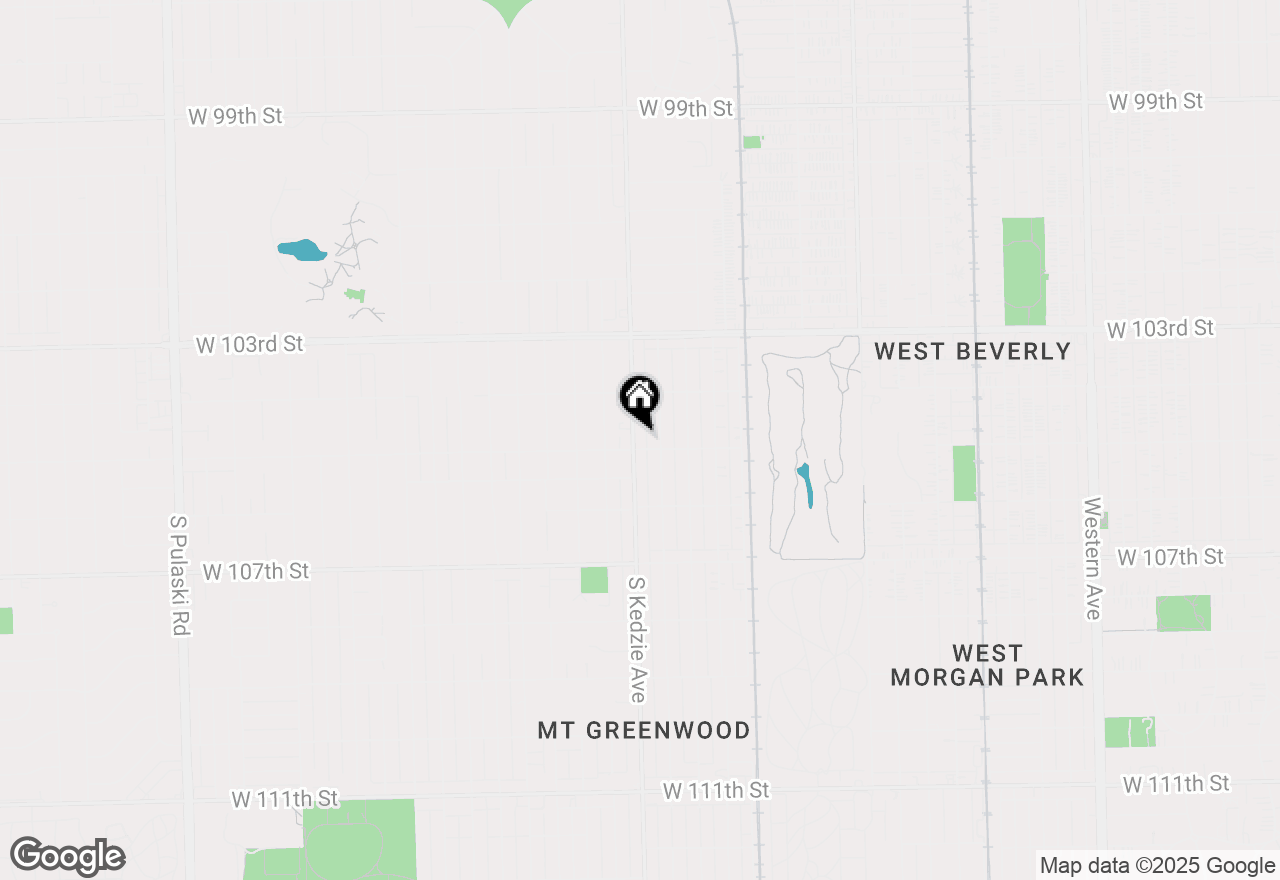 Map of 10453 S Kedzie Avenue #C, Chicago, IL 60655