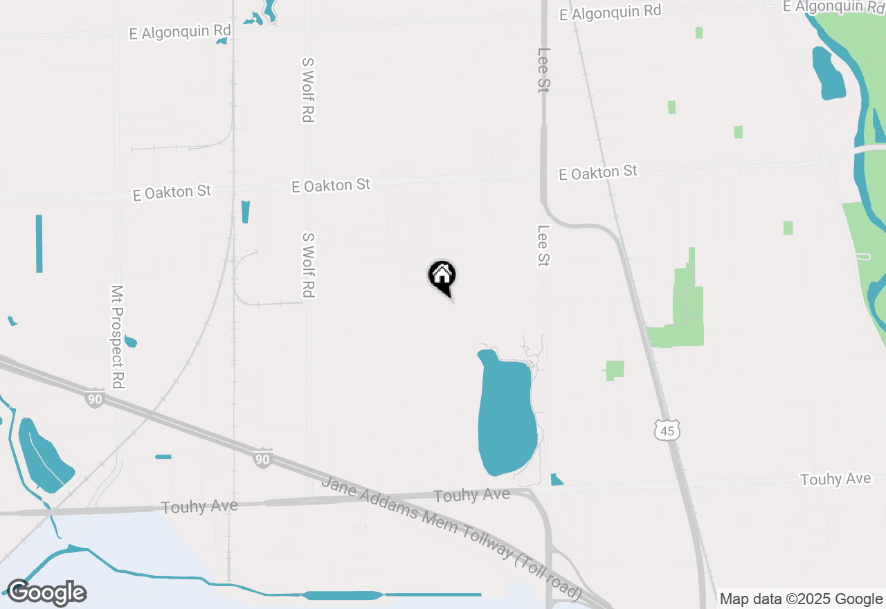 Map of 1920 Webster Lane, Des Plaines, IL 60018