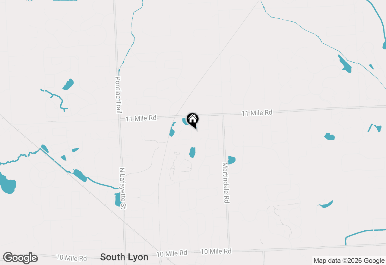 Map of 860 Knollwood Circle, South Lyon, MI 48178