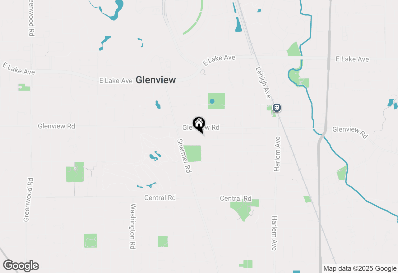 Map of 2320 Dewes Street, Glenview, IL 60025