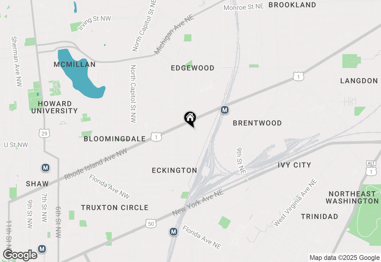 Map of 2116 4th Street Ne #A, Washington, DC 20002