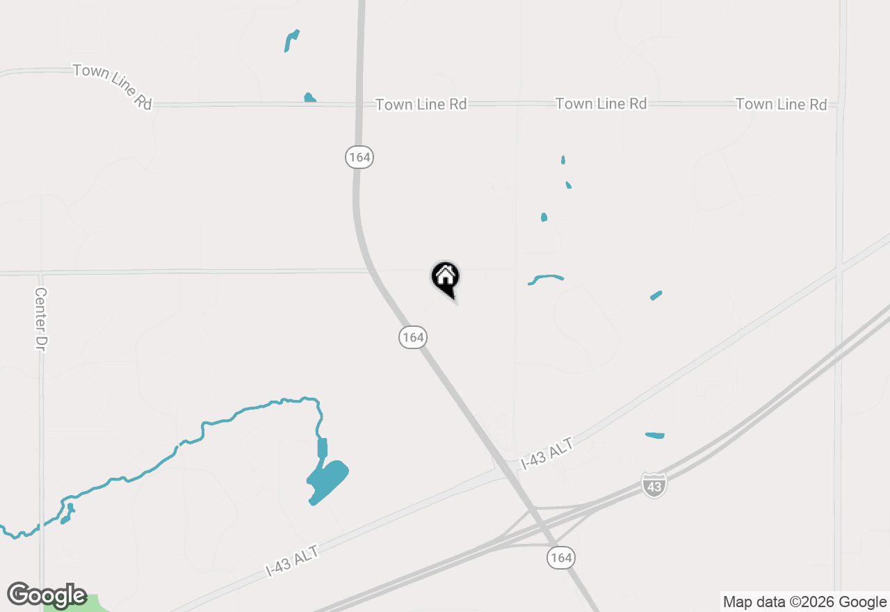 Map of S67W23715 Fernwood Ct, Waukesha, WI 53189