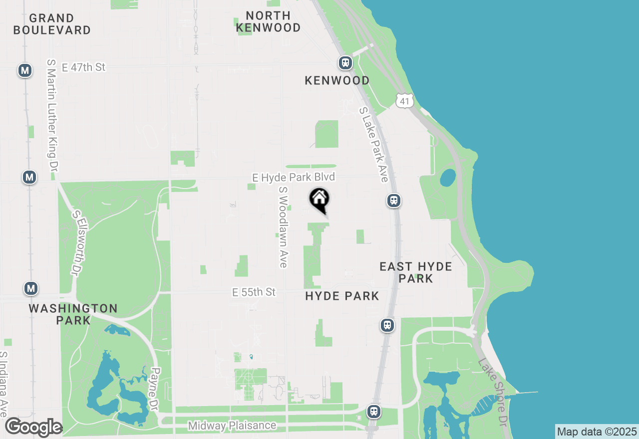 Map of 1330 E 53rd Street #712, Chicago, IL 60615