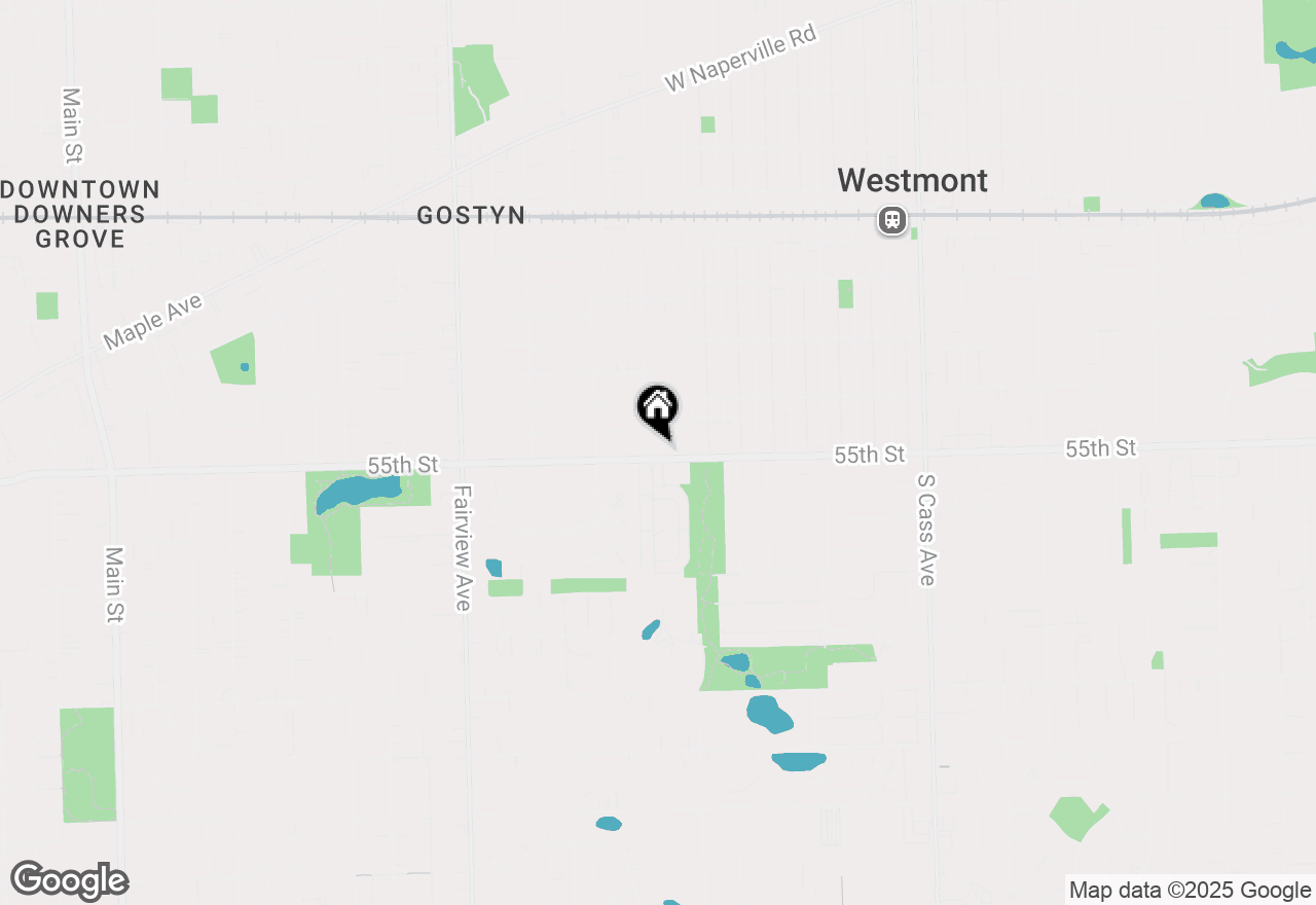 Map of 22 55th Street, Downers Grove, IL 60515