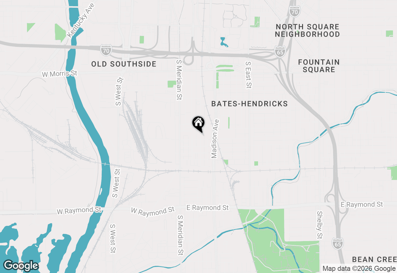 Map of 1654 S Talbott Street, Indianapolis, IN 46225