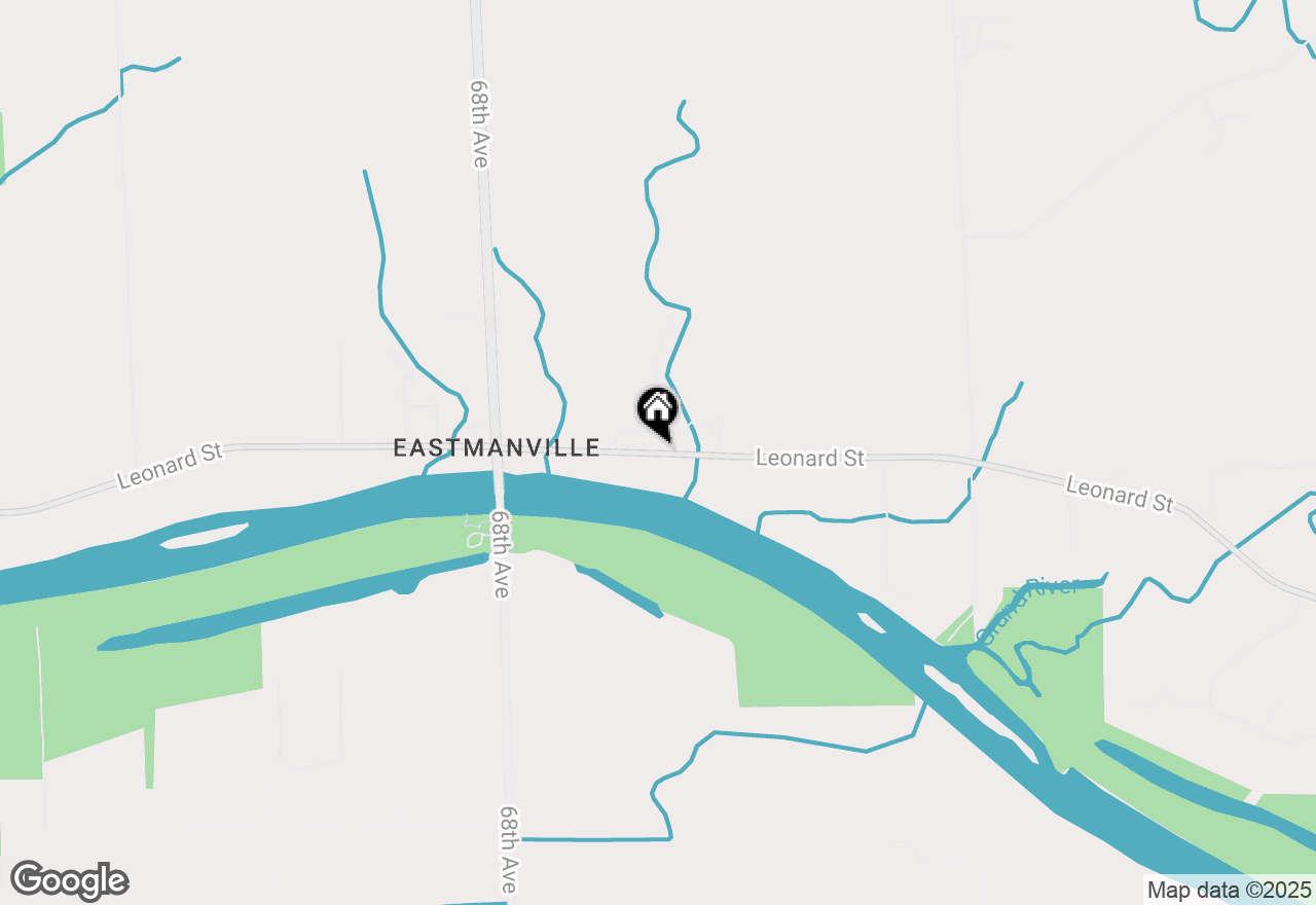 Map of 6530 Leonard Street, Coopersville, MI 49404