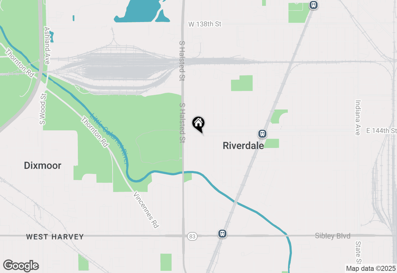 Map of 14410 S Union Avenue, Riverdale, IL 60827