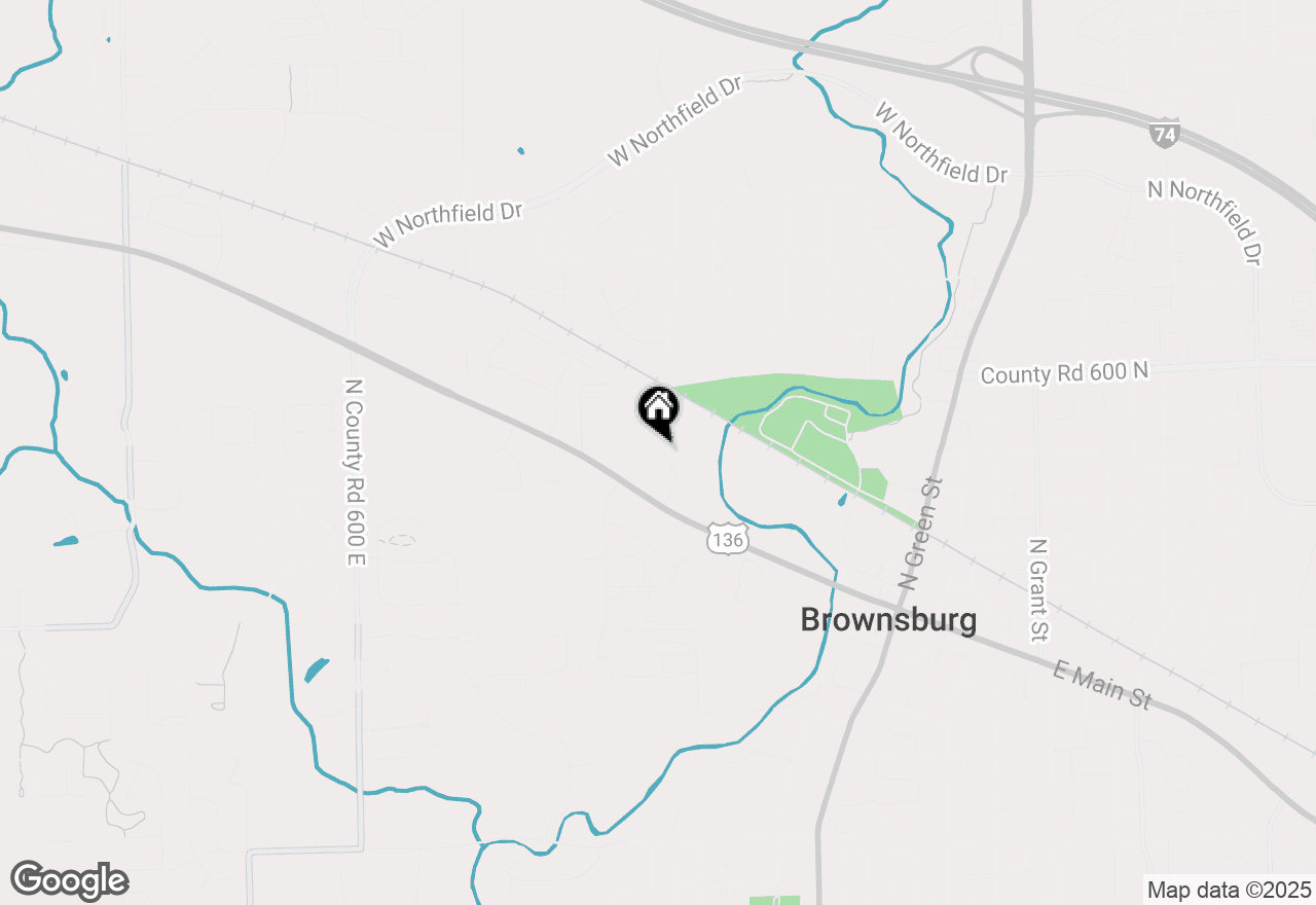 Map of 10 Ridgeline Drive, Brownsburg, IN 46112