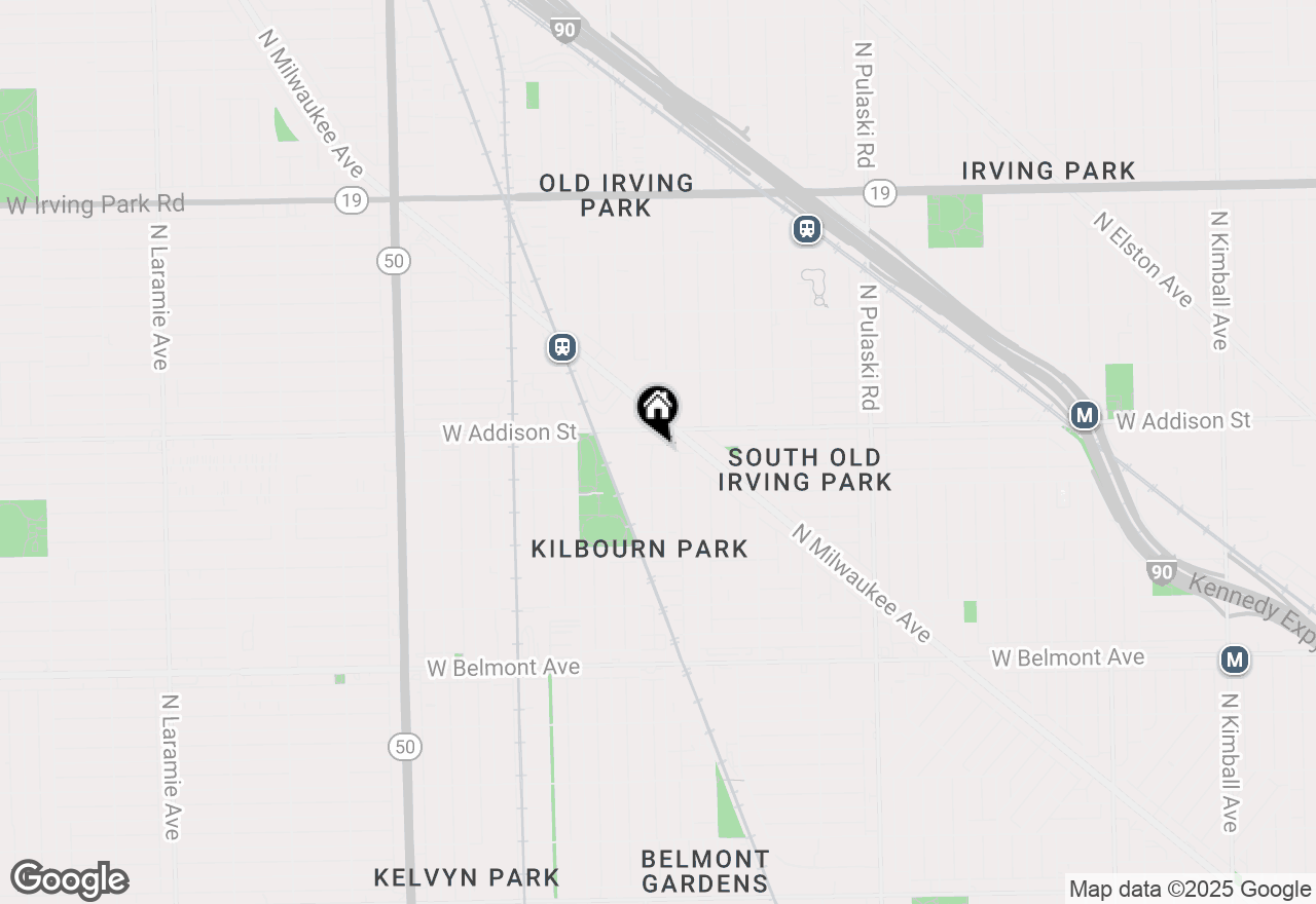 Map of 3538 N Lowell Avenue #1N, Chicago, IL 60618