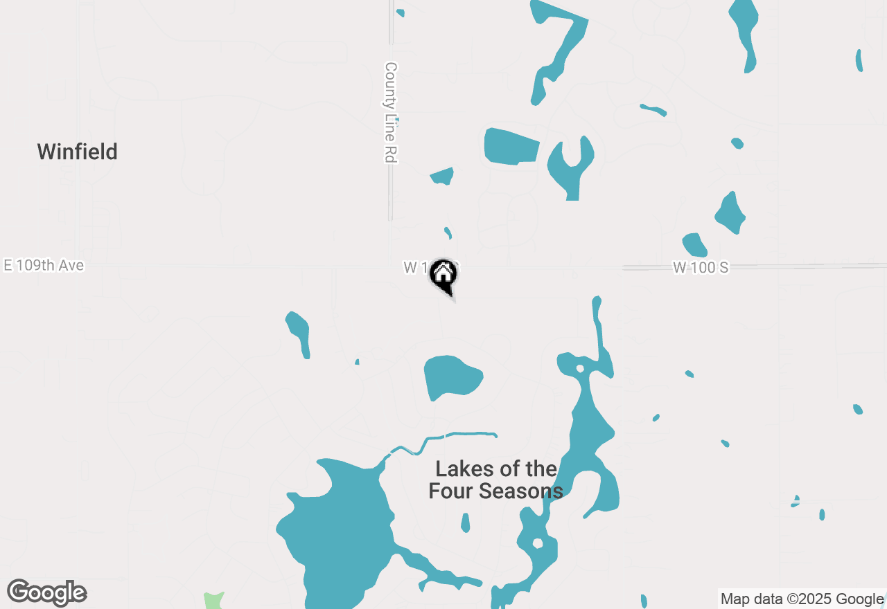 Map of 1329 Brandywine Road, Crown Point, IN 46307