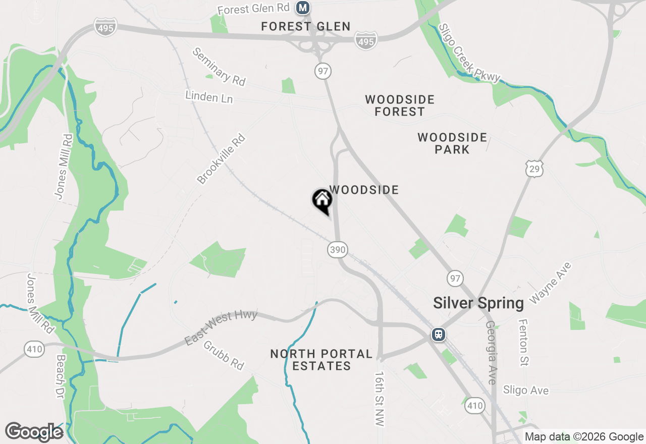 Map of 1900 Lyttonsville Road #1311, Silver Spring, MD 20910