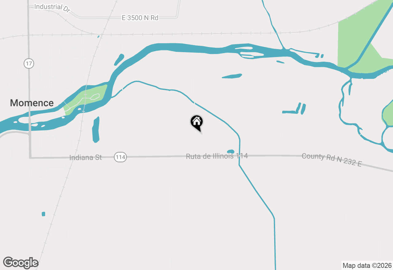 Map of 12155 E Gregg Boulevard, Momence, IL 60954
