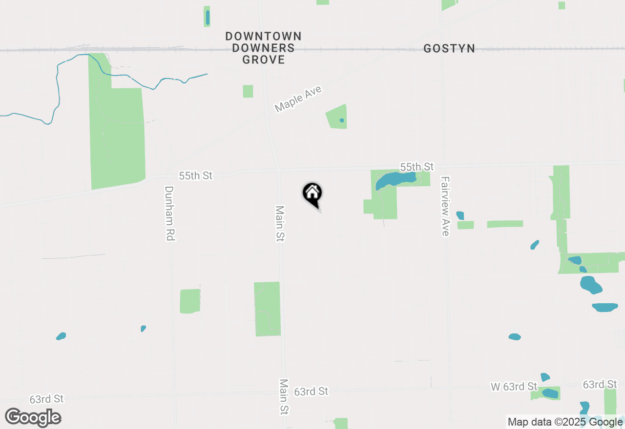 Map of 5622 Washington Street, Downers Grove, IL 60516