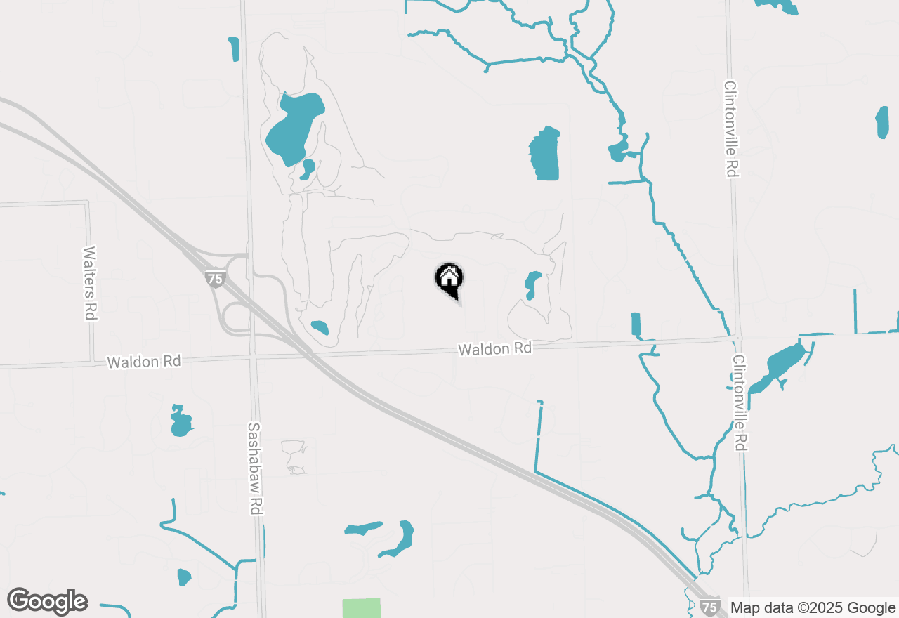 Map of 5484 Waldon Road, Clarkston, MI 48348