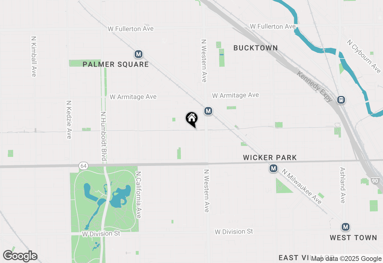 Map of 1759 N Campbell Avenue #1, Chicago, IL 60647