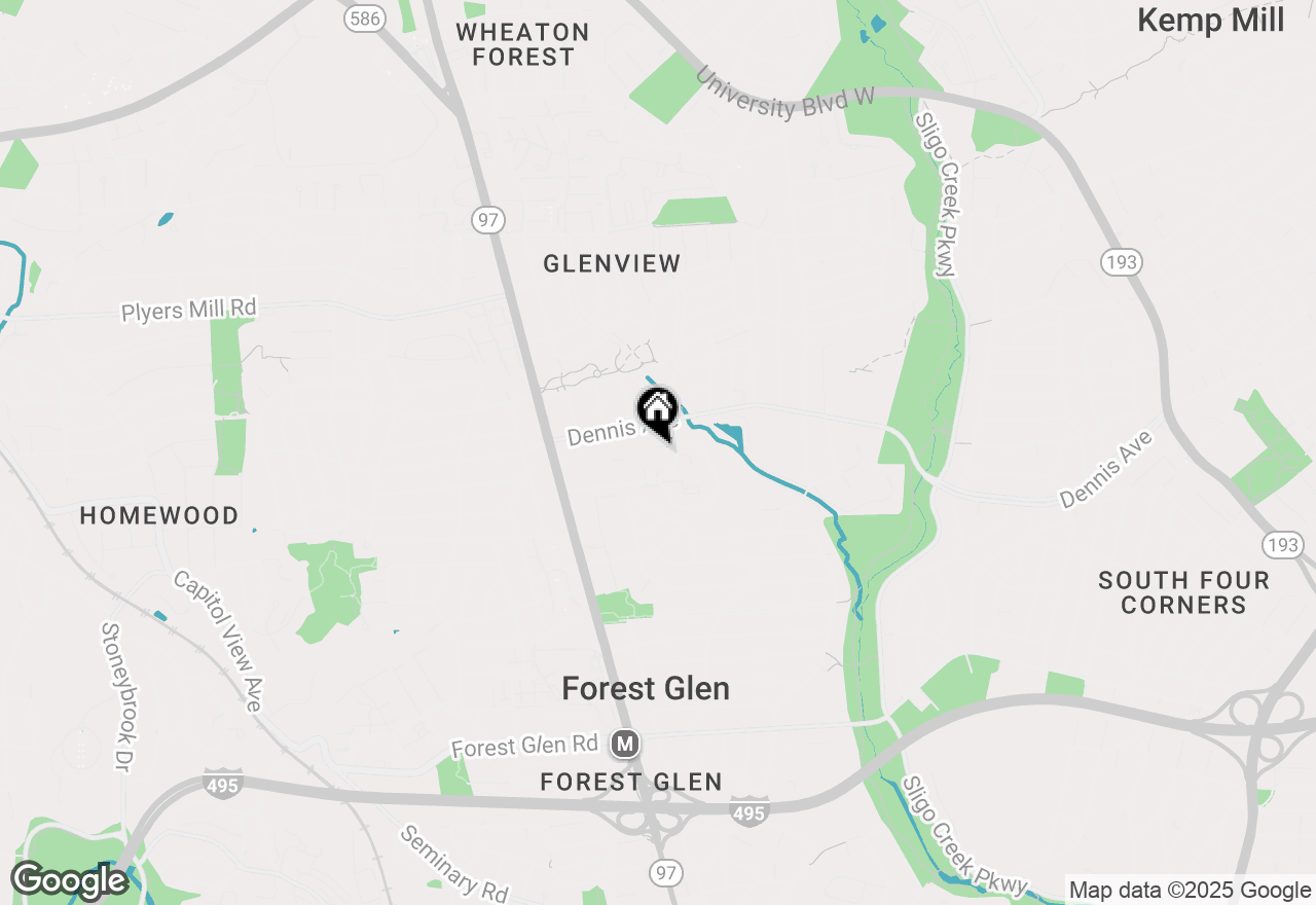 Map of 10322 Castlehedge Terrace, Silver Spring, MD 20902